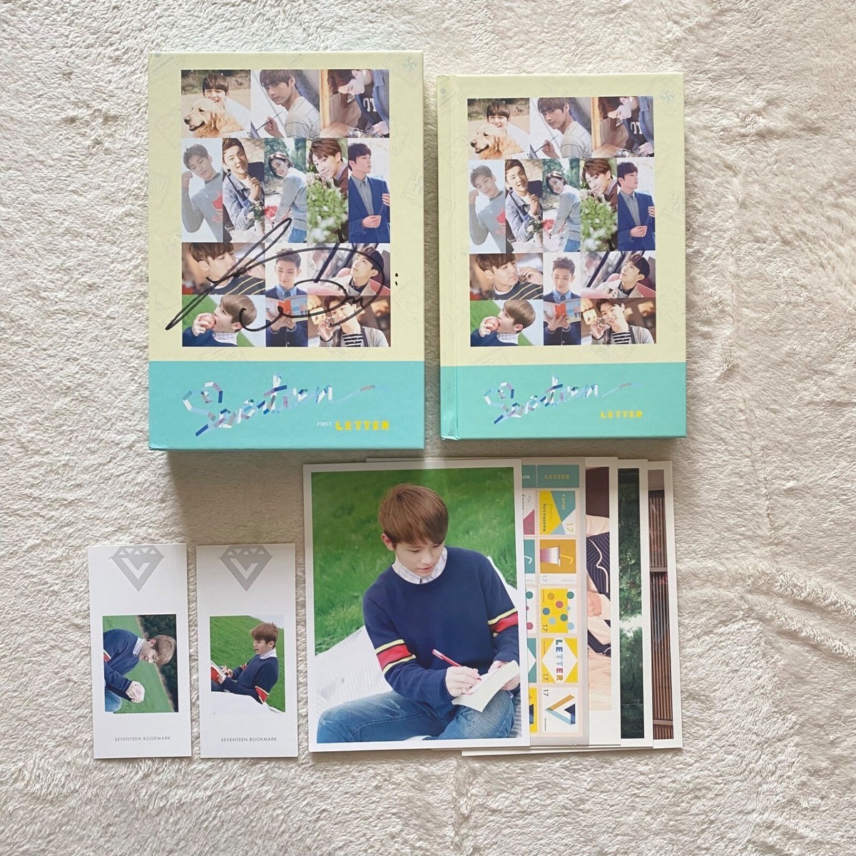SEVENTEEN 1st album Love letter set + Photo cards Letter ver