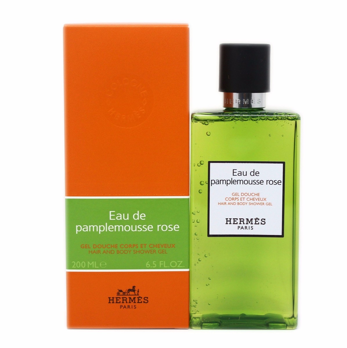 HERMES EAU DE PAMPLEMOUSSE ROSE HAIR AND BODY SHOWER GEL 200ML NIB