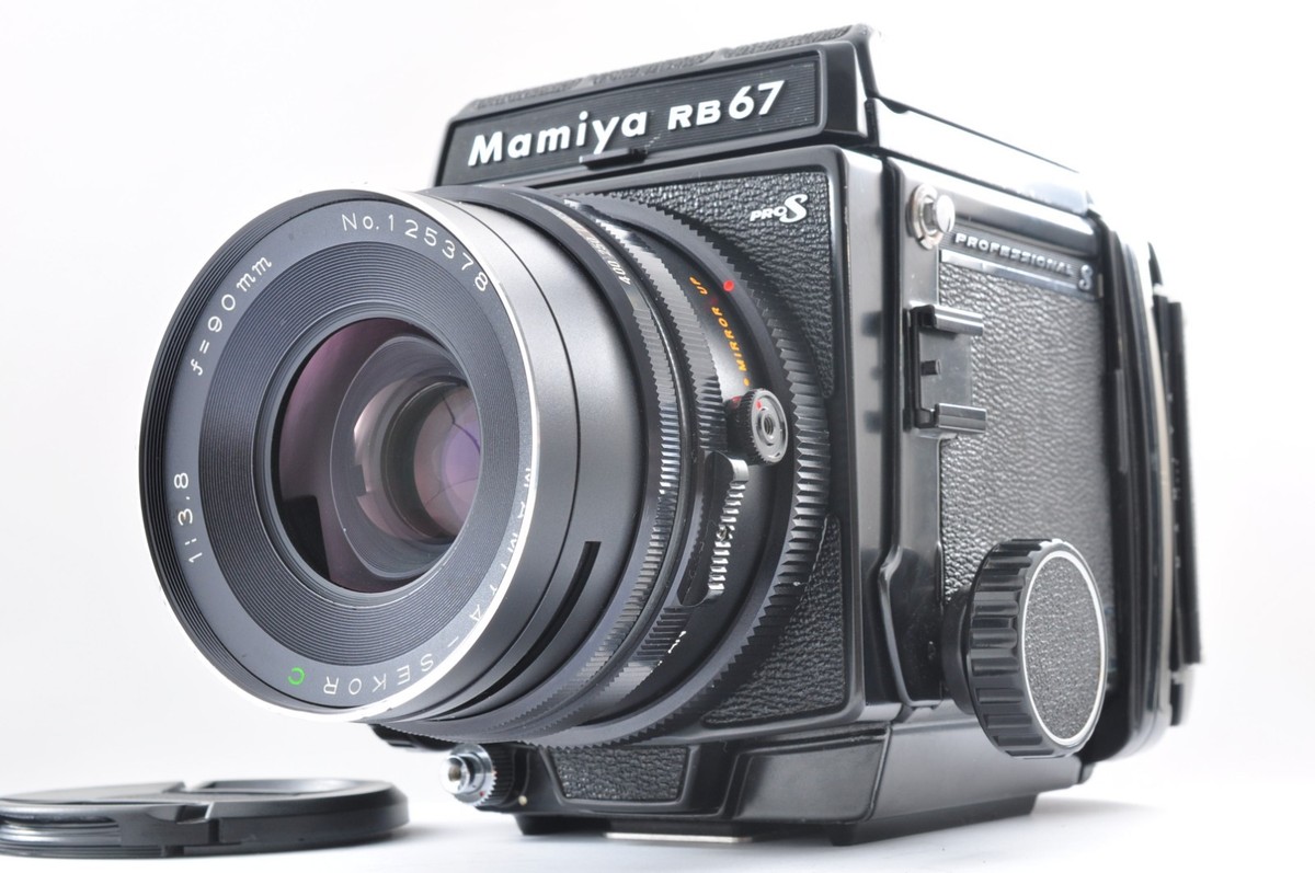 Mamiya RB67 Pro S Sekor C 90mm f/3.8 120 Film Back From Japan Near