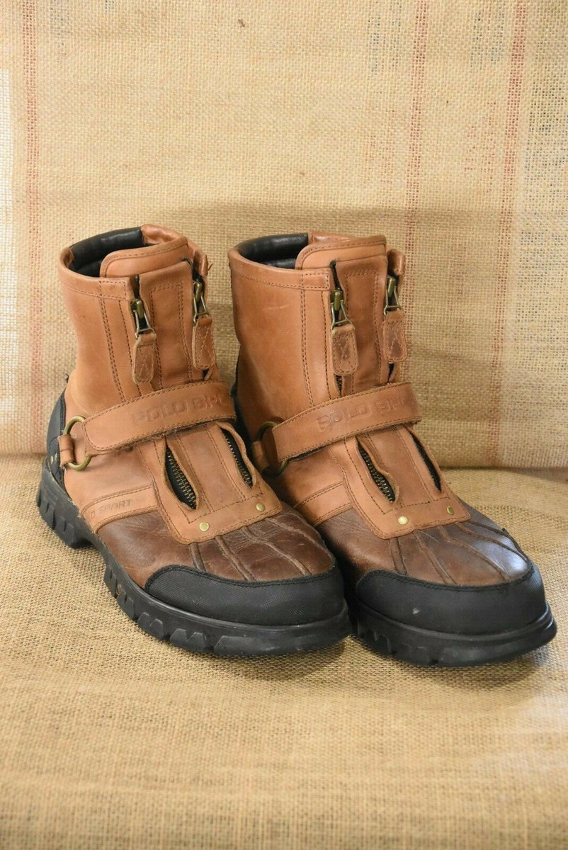Polo Sport Ralph Lauren Work Boots Men's Size10.5 D Leather Upper