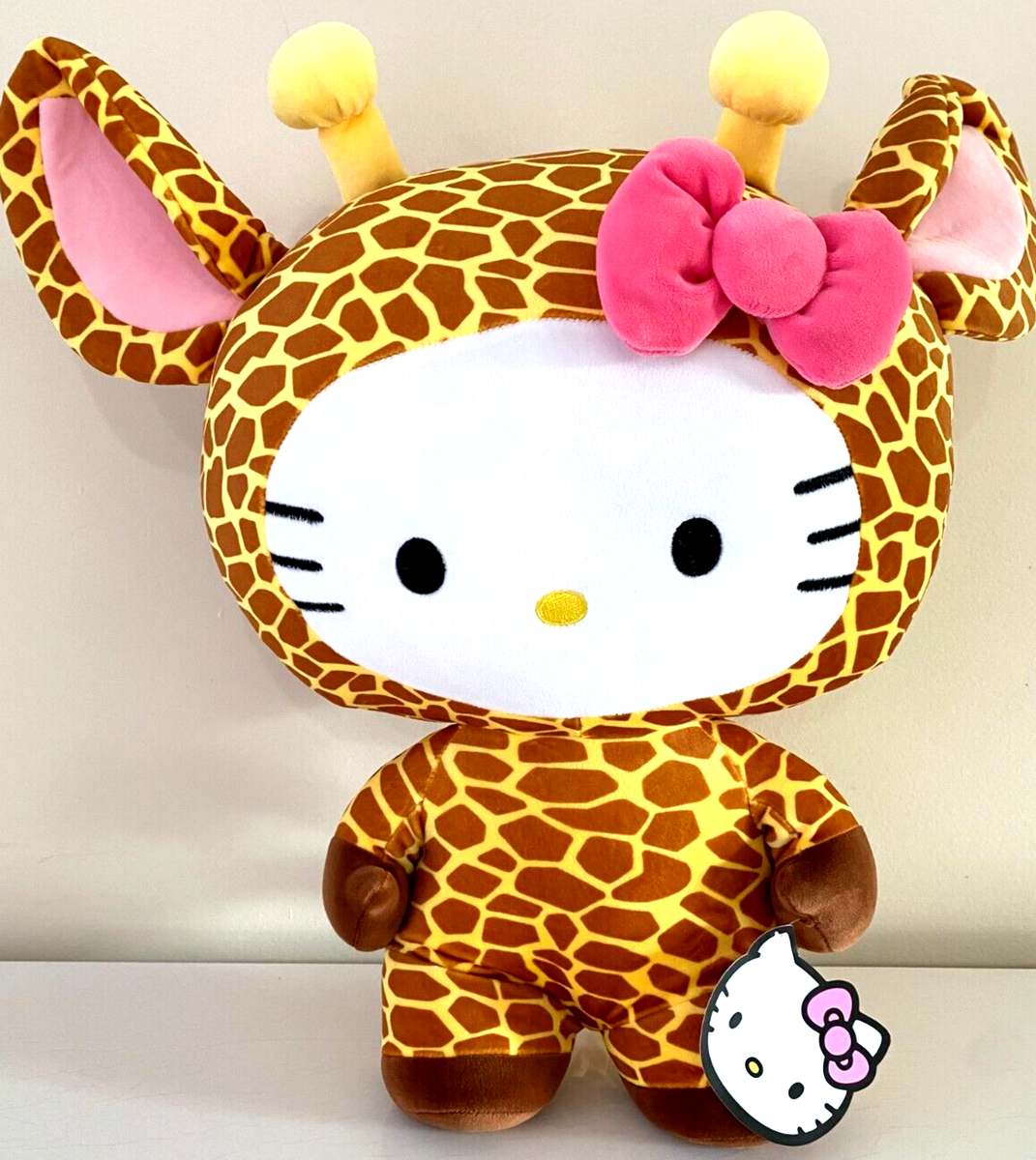 Giant Hello Kitty Plush Toy 20 inch tall Disguised Giraffe Sanrio