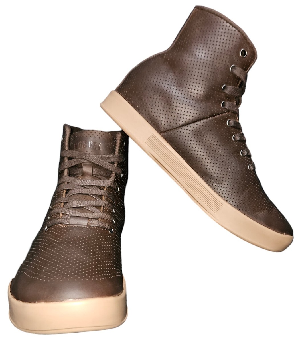 Nobull Brown Leather High Top Crossfit Trainer Mens 8.5 Womens 7