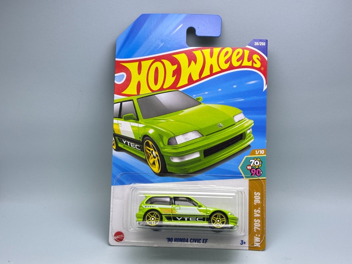 Hot Wheels 2025 Case K Mainline - '90 HONDA CIVIC EF - Int. Card