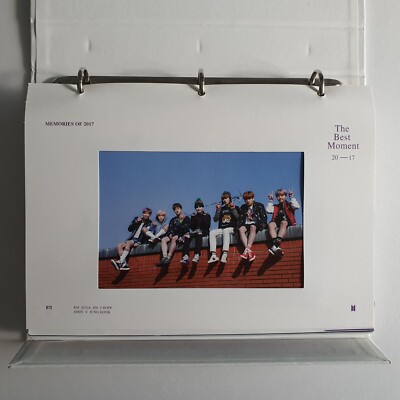 BTS Official Memories Of 2017 DVD Full Package Suga Photocard 3-7