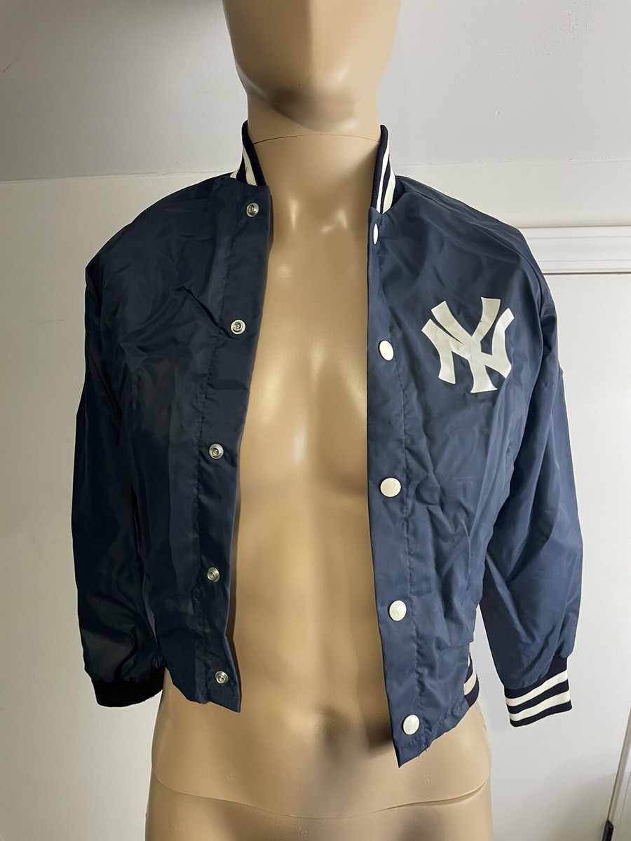 Vintage 1970s–80s New York Yankees Satin Bomber Jacket – Kids