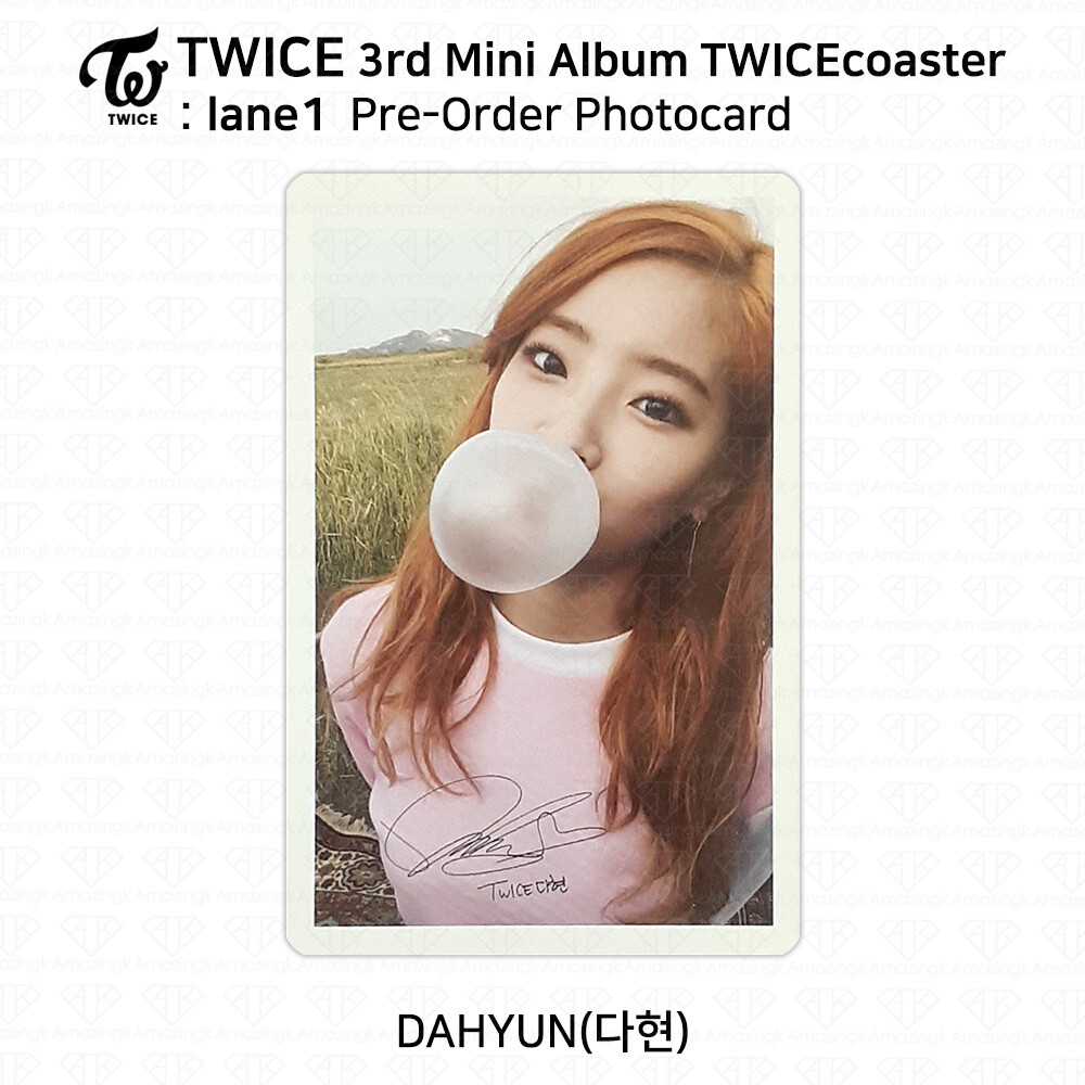 TWICE TWICECOASTER LANE1 Pre-Order Official Photocard KPOP K-POP