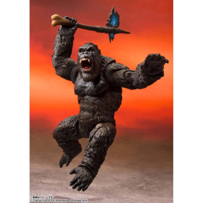 Godzilla vs. Kong 2021 King Kong S.H.Monsterarts Action Figure | eBay