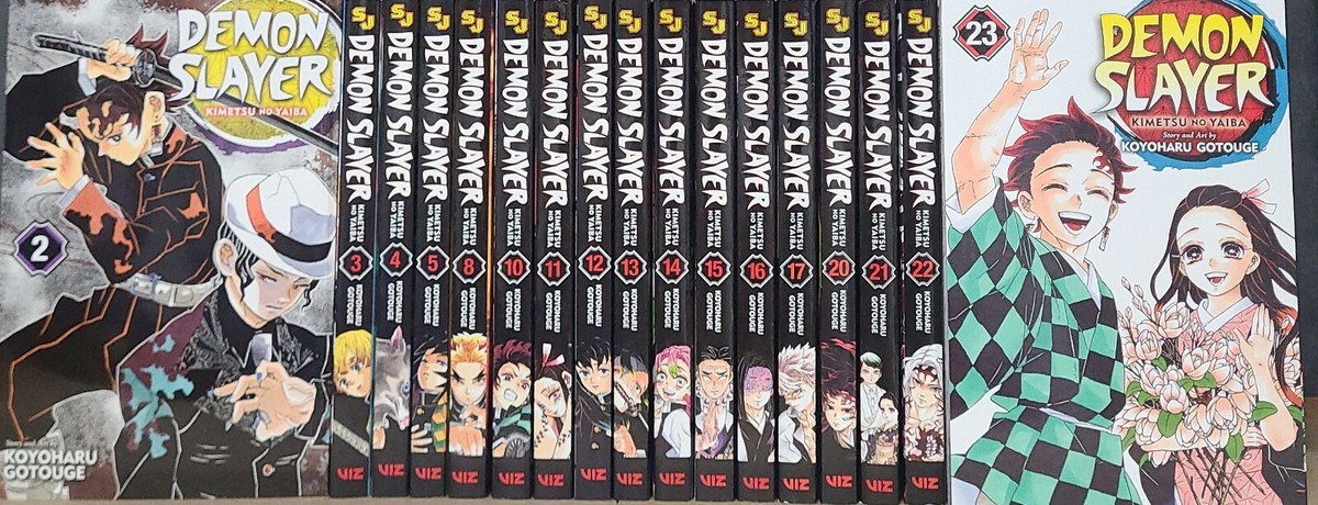 Demon Slayer Kimetsu no Yaiba Vol 1-23 English Manga New Viz Brand