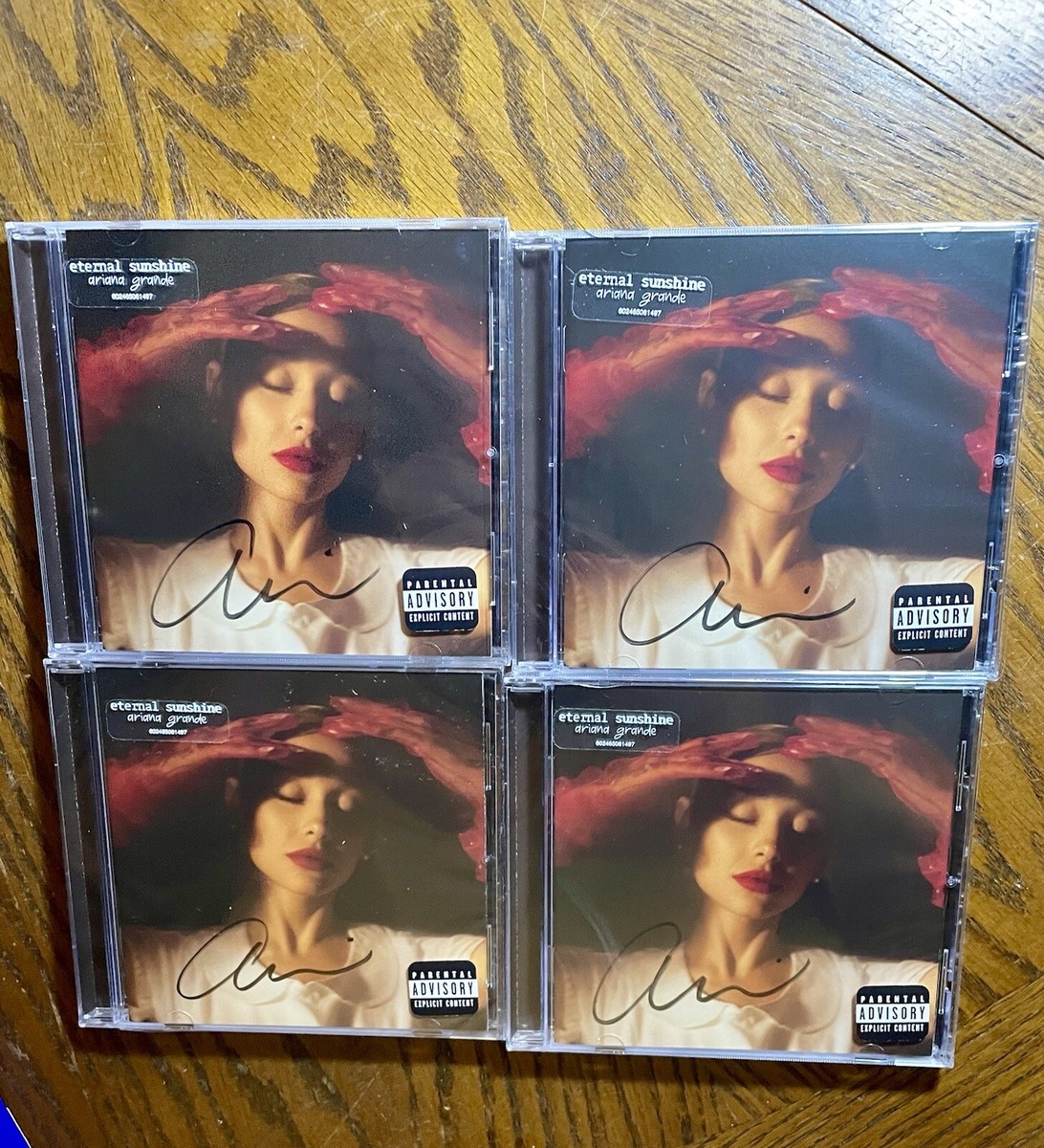 ARIANA GRANDE Eternal Sunshine SIGNED CD Autographed (Ships ASAP
