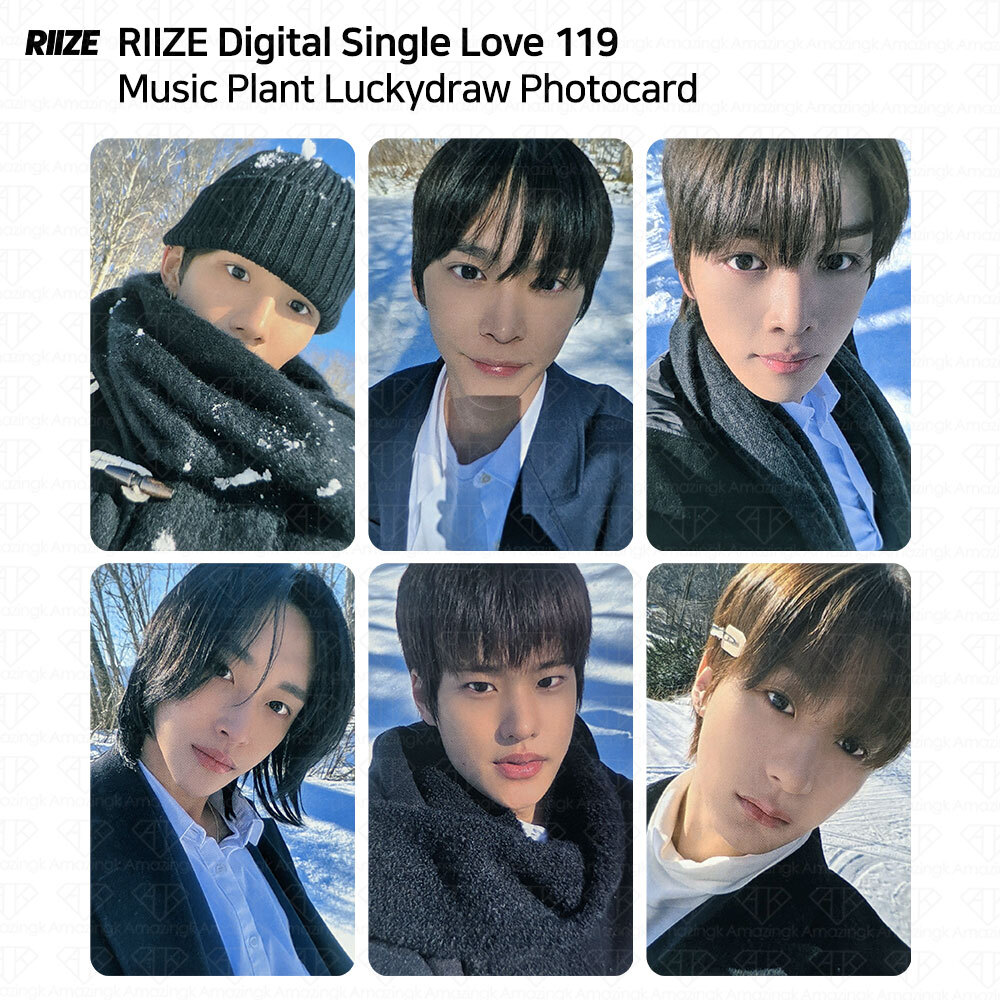 RIIZE Digital Single Love 119 Lucky Draw Photocard Music Plant