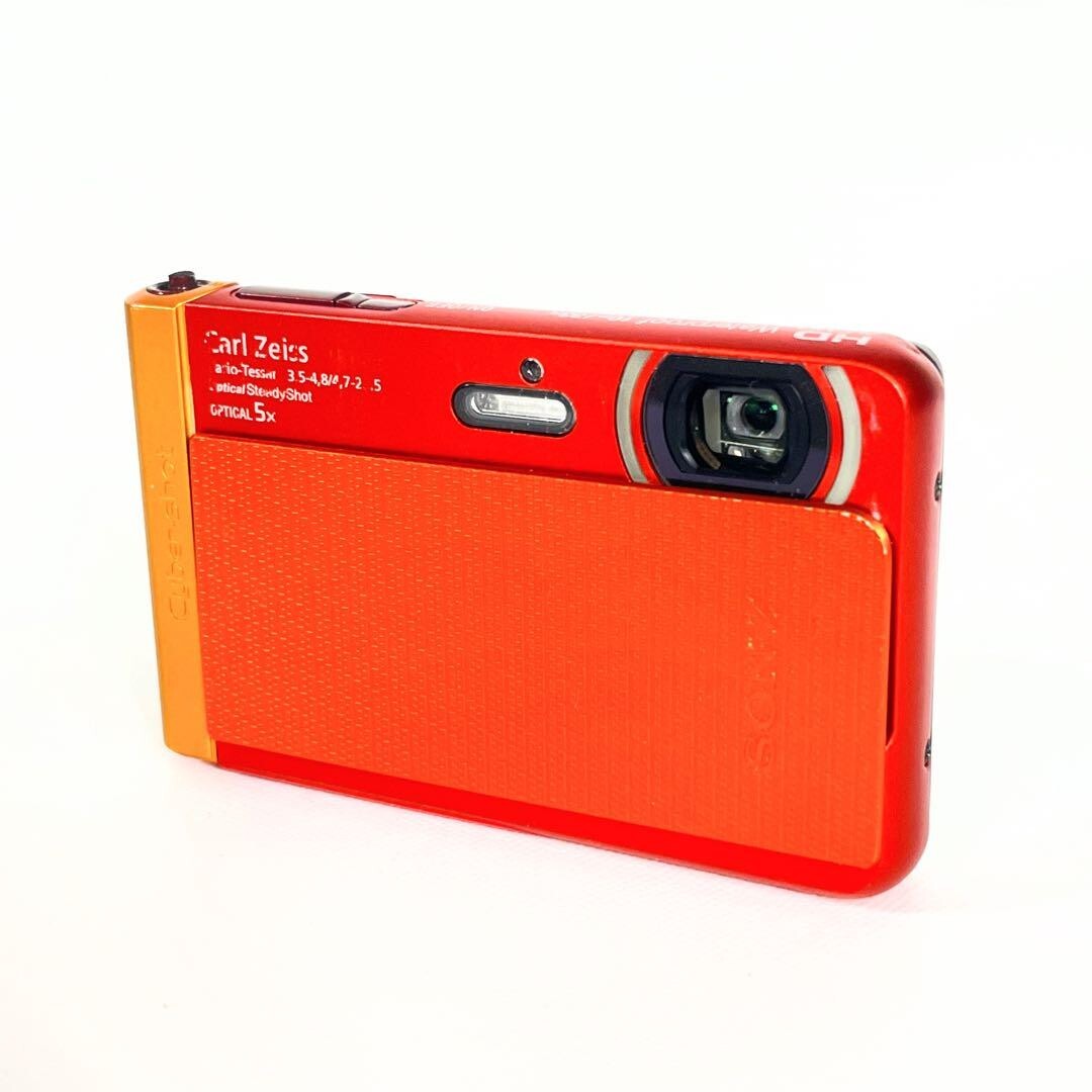 Sony Cyber-shot DSC-TX30 18.2MP Digital Camera - Orange