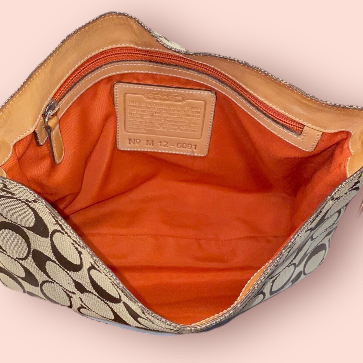 COACH Vintage Y2K Hampton Signature Luxury Designer Shoulder