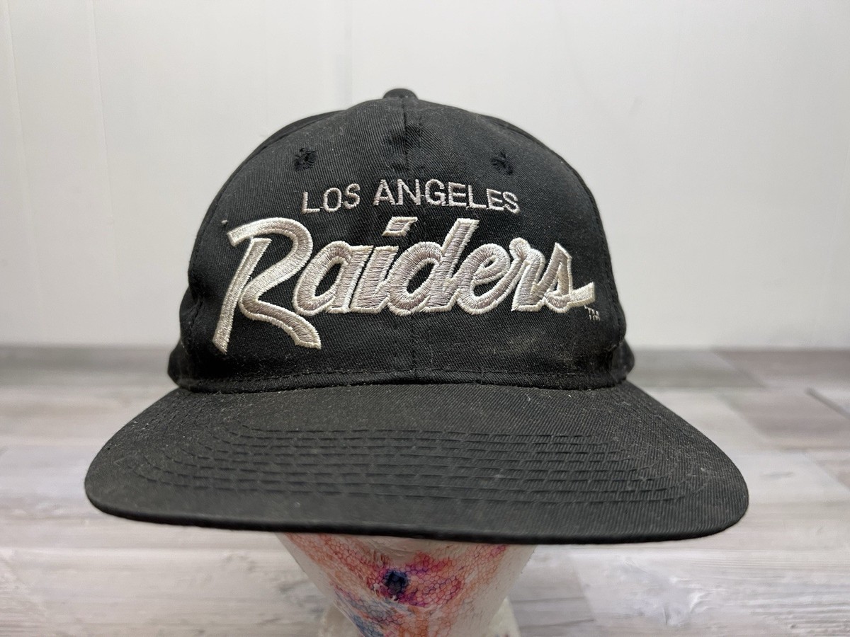 Vintage Sports Specialties Los Angeles Raiders Script Hat Snapback