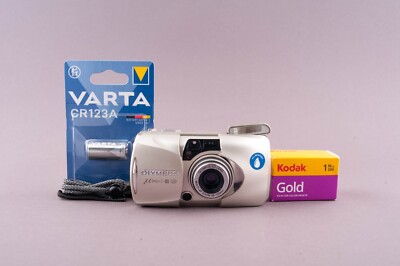 Olympus MJU III 120 Quartz Date 35mm Point & Shoot Film Camera