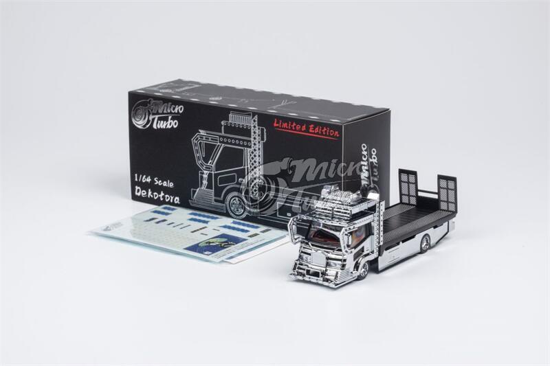 Micro Turbo 1:64 Dekotora Wing Custom/Flatbed Tow Truck