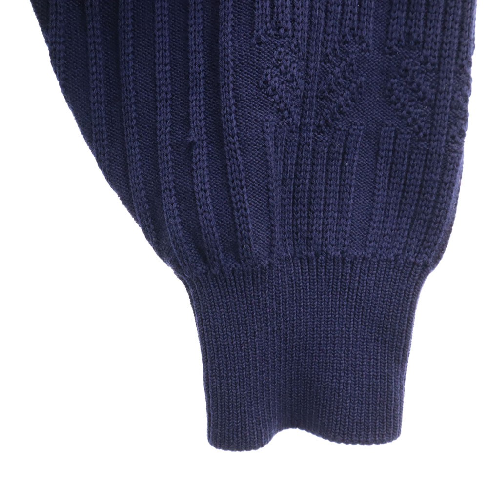 Christian Dior Sports 90S Wool Long Sleeve Sweater Navy Knit | eBay