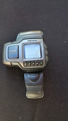 RARE 1st GPS Casio Protrek Digital Navigation Prt-1 Vintage Watch