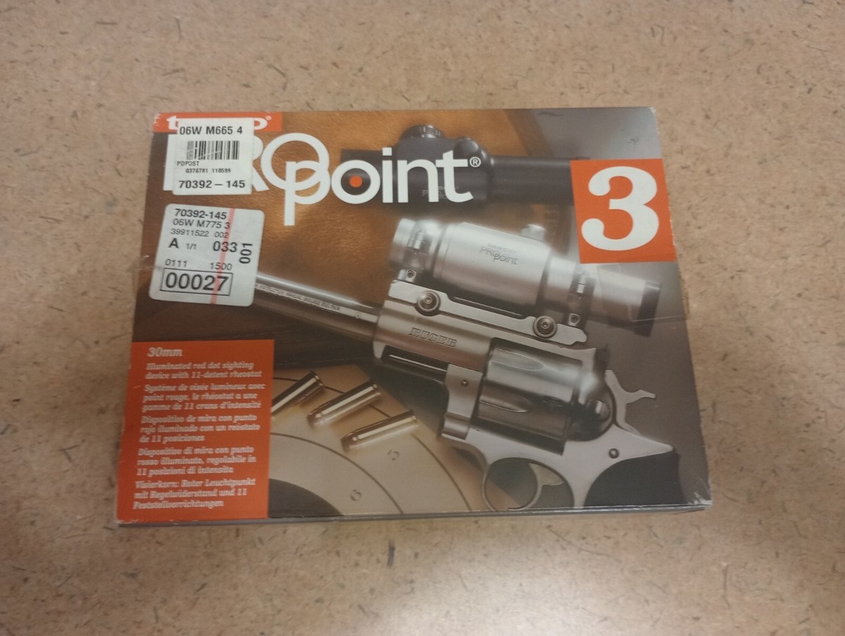 TASCO PROpoint 3 Red Dot Scope Sight 1x30mm Japan BOX ONLY WITH