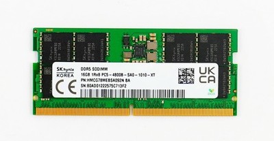 SK hynix 16GB DDR5 4800MHz SODIMM Laptop RAM 1Rx8