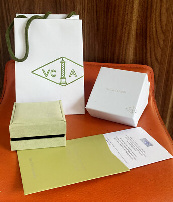 Van Cleef Necklaces Valvet Box, Bag With Card (Full Set) NEW | eBay