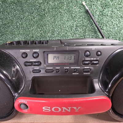 Sony CFD-980BK CD/Cassette Boombox for sale online | eBay