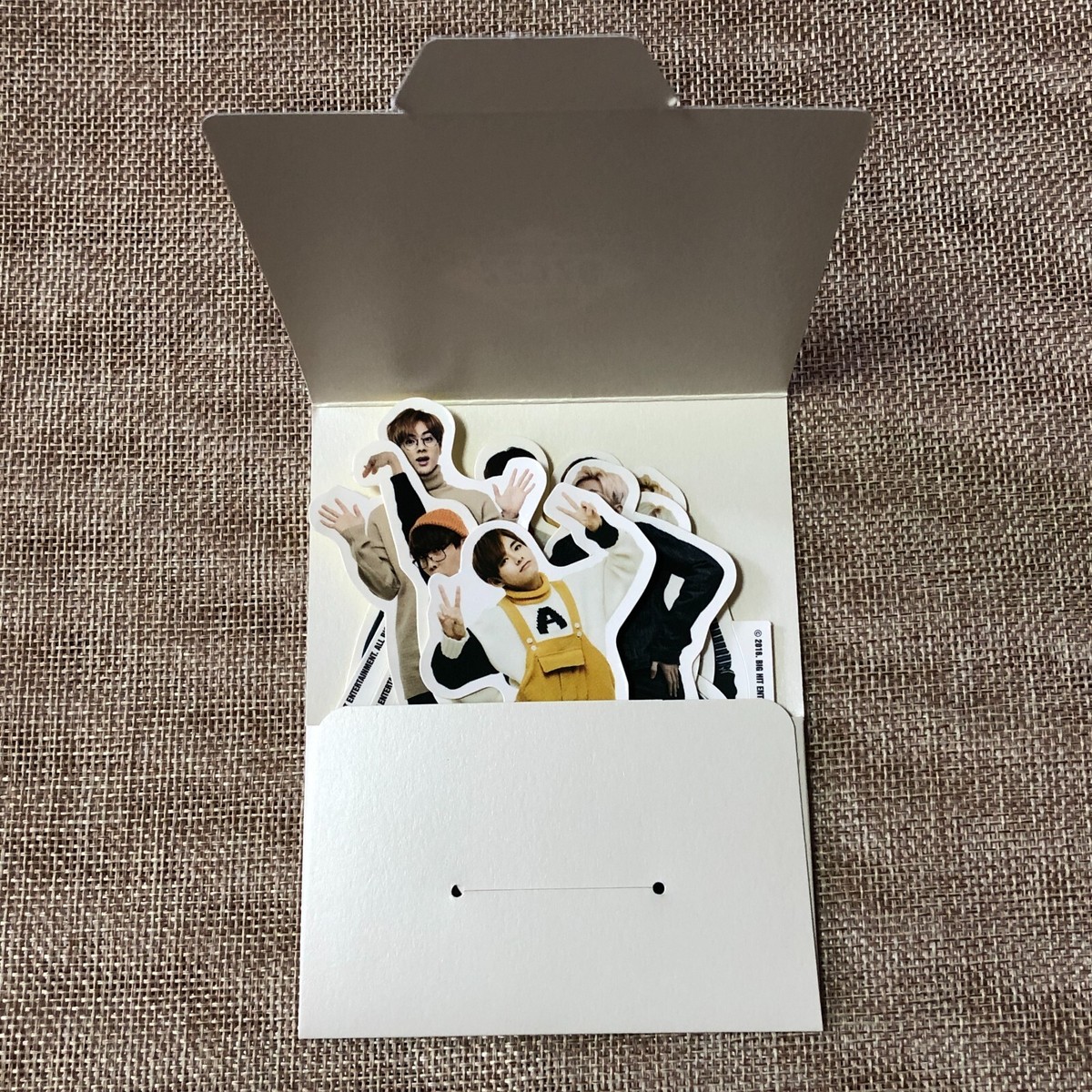 BTS GROUP [ 2nd Muster ZIP CODE 22920 ] Official Sticker Set / New