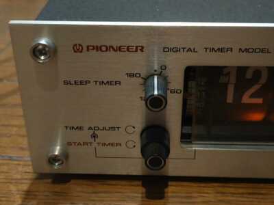 Pioneer デジタルタイマー PP-215A 希少 Pioneer PP-215A パタパタ時計