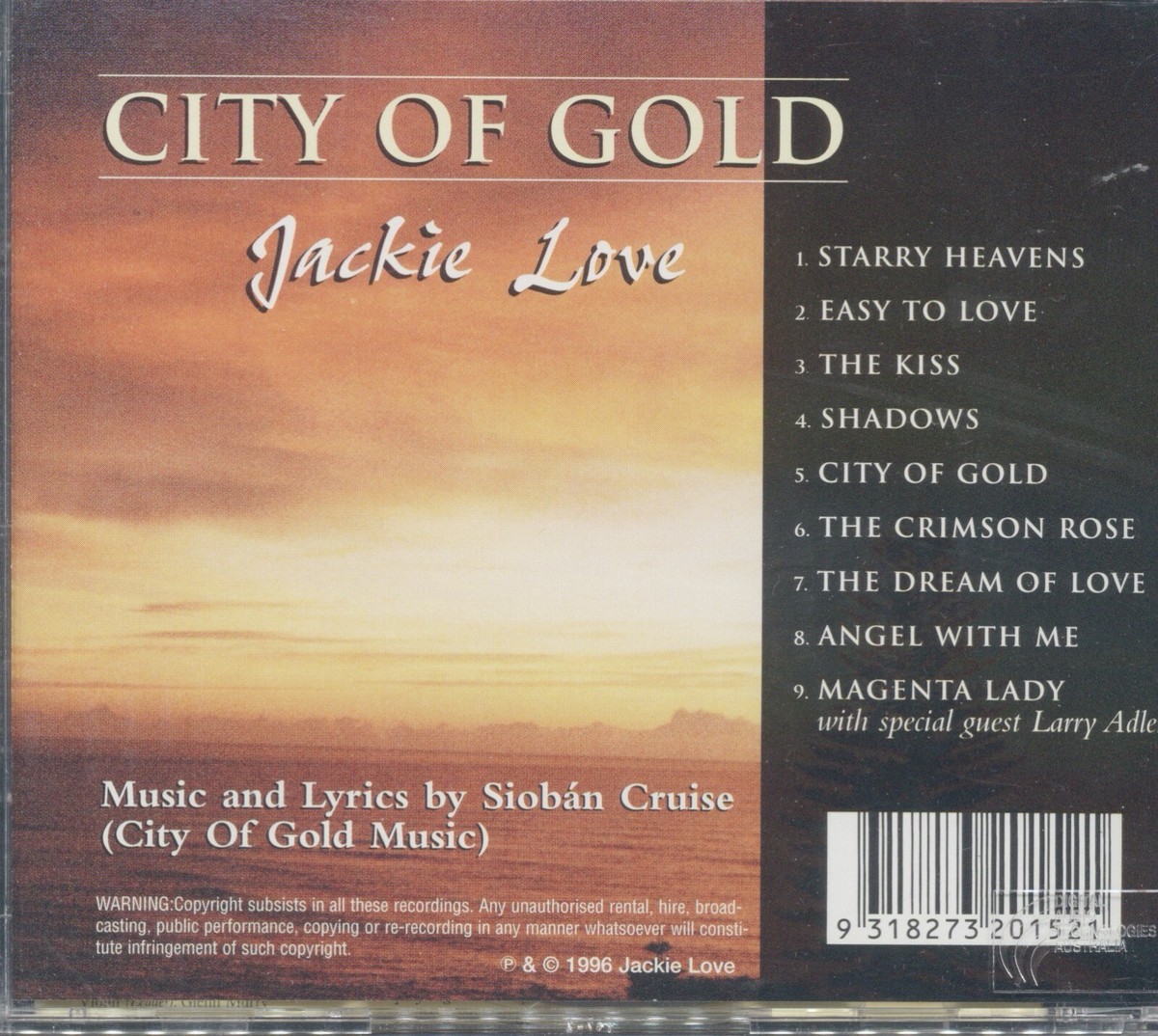 Jackie Love - City Of Gold CD 052 | eBay