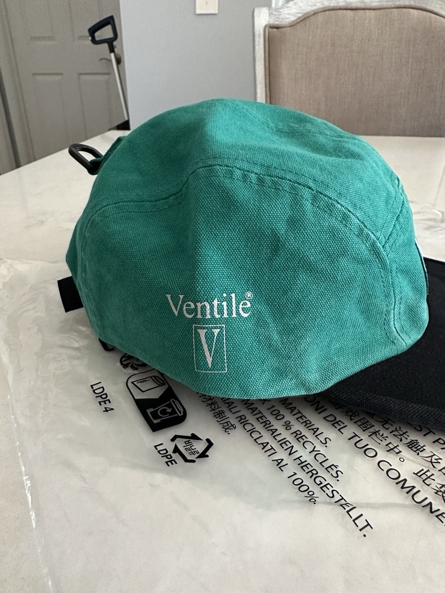 Supreme SS25 Ventile Cotton 2 Tone Camp Cap Green Black One Size