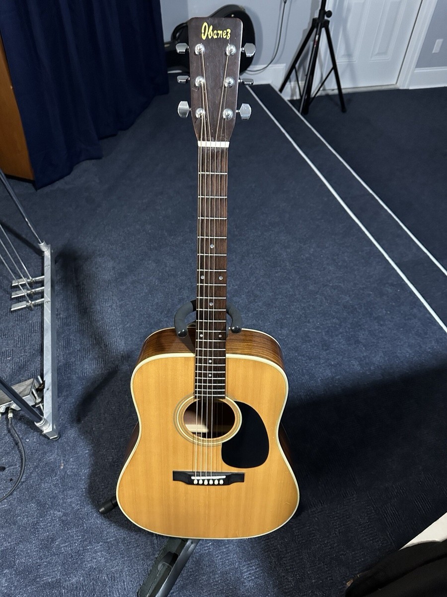 Ibanez 645 Vintage Acoustic Guitar ,Beautiful, W/Bag Made In Japan