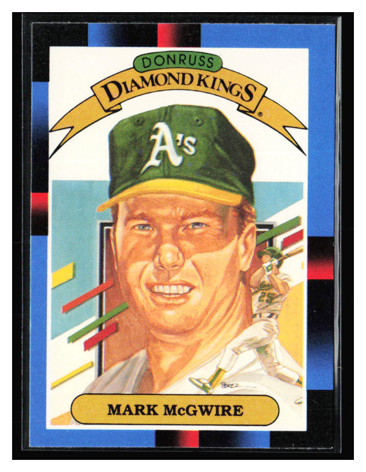 1988 Donruss Diamond Kings #1 Mark McGwire | eBay