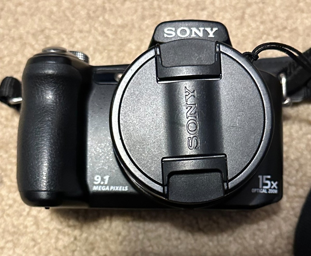 Sony Cyber-shot DSC-H50 9.1MP Digital Camera - Black for sale