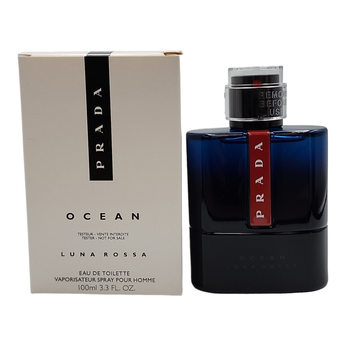 Prada Luna Rossa Ocean Eau de Toilette Spray 3.3 oz 100 ml Cologne
