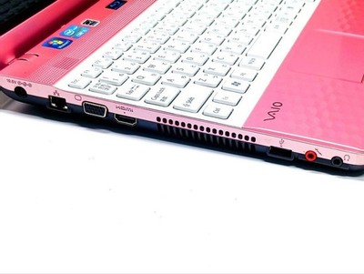 SONY VAIO pink notebook laptop i5 16 in 8GB SSD 500GB DVD Windows