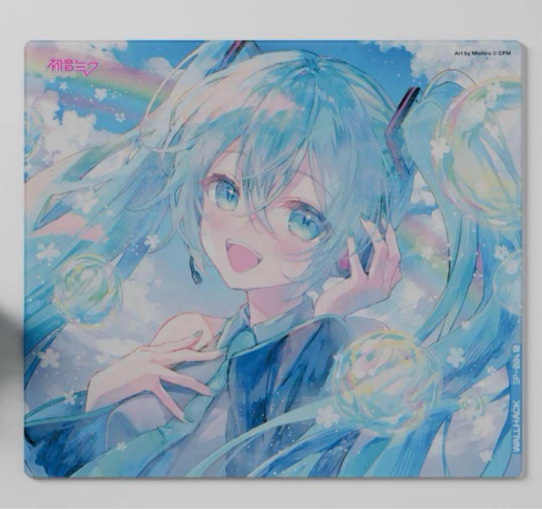 WALLHACK SP-004 Hatsune Miku Edition: Summer Miku Glass Mouse Pad