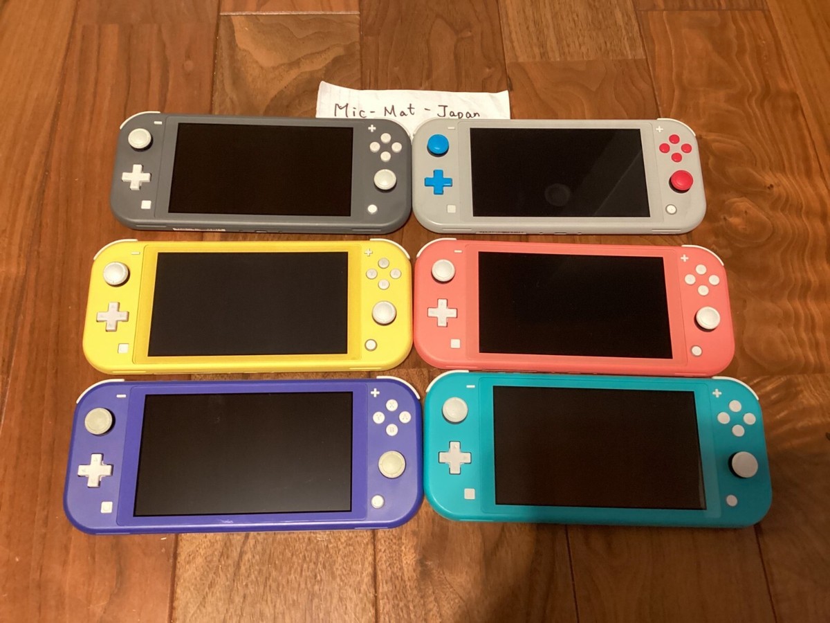 Nintendo Switch Lite Console Color Variations Tested Used Very