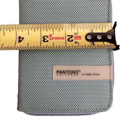 Pantone Universe Blue Credit Card Holder Wallet Case ID Organizer