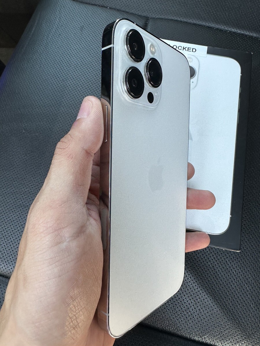Apple iPhone 13 Pro Max - 1TB - Silver (Unlocked) | eBay