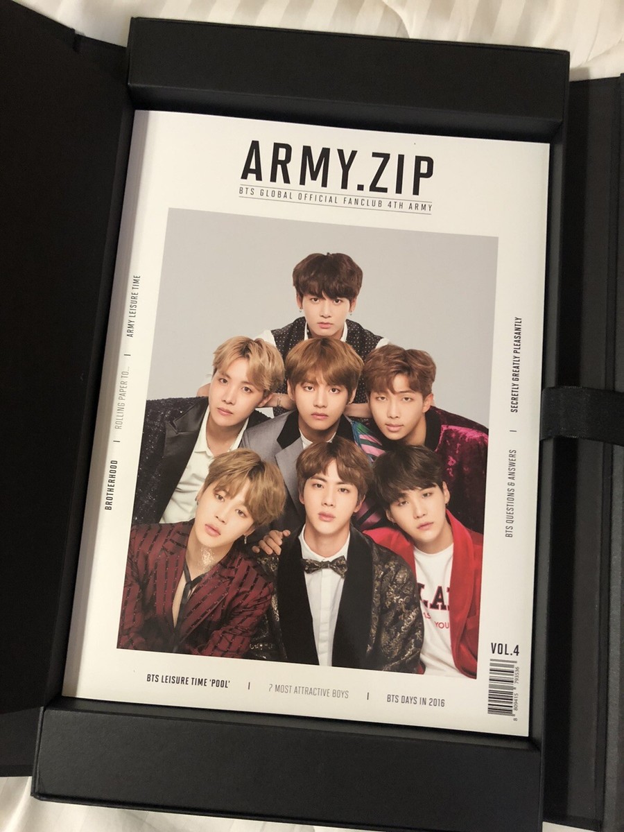 BTS Global Official Fanclub Army 4th Membership Army Zip Kit, All