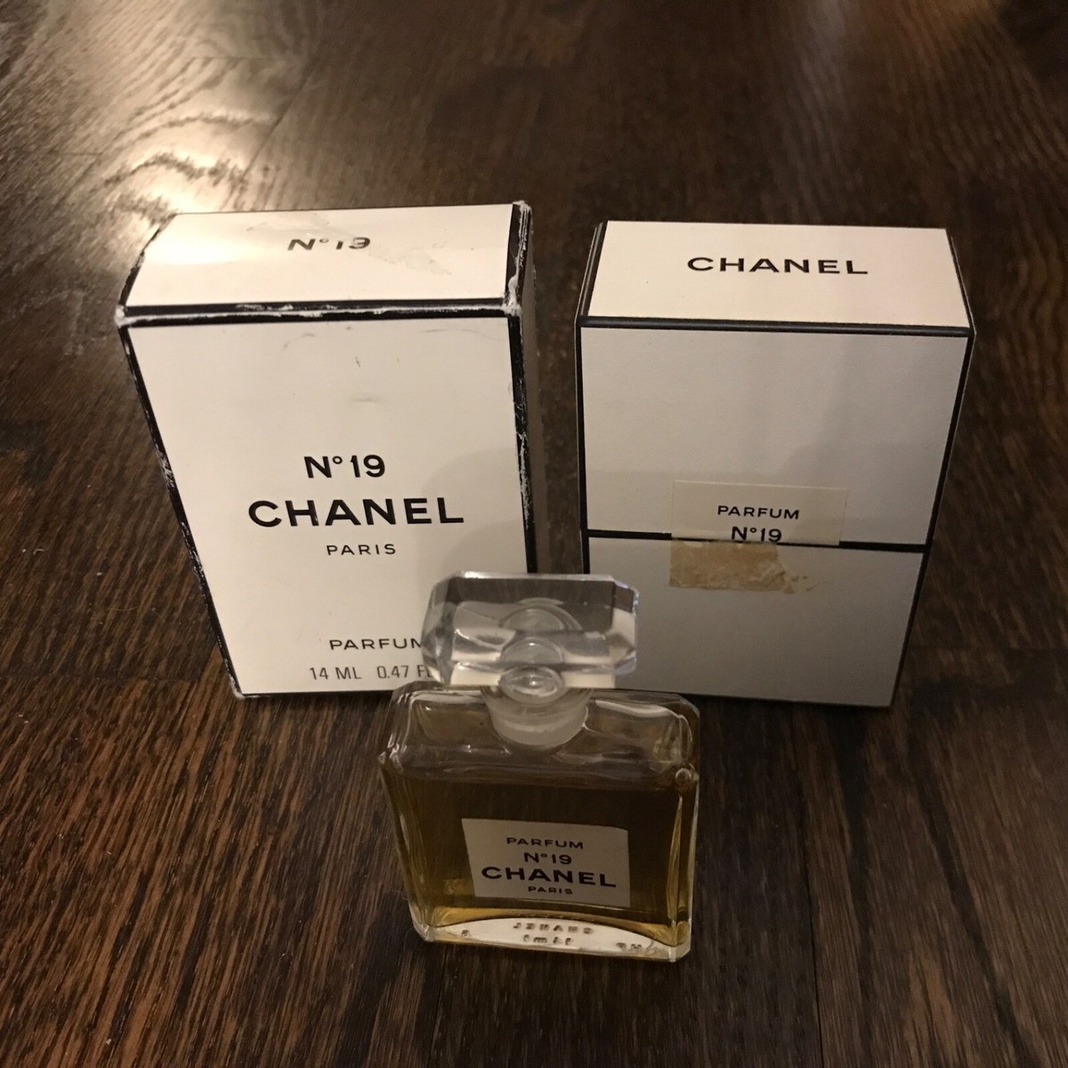 Vintage Chanel No.19 Pure Perfume Parfum Extrait 14ml/0.47oz