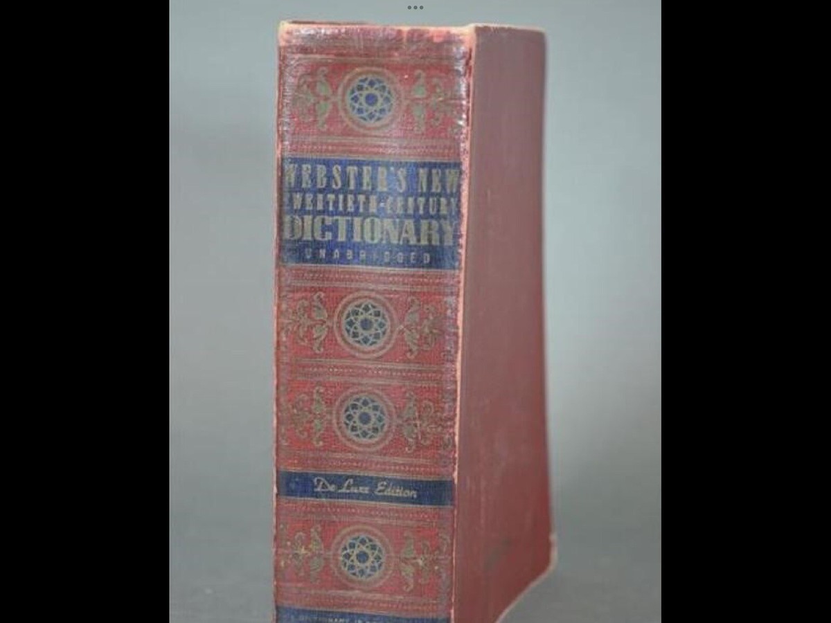 Webster's New Twentieth Century Dictionary, 1942 | eBay