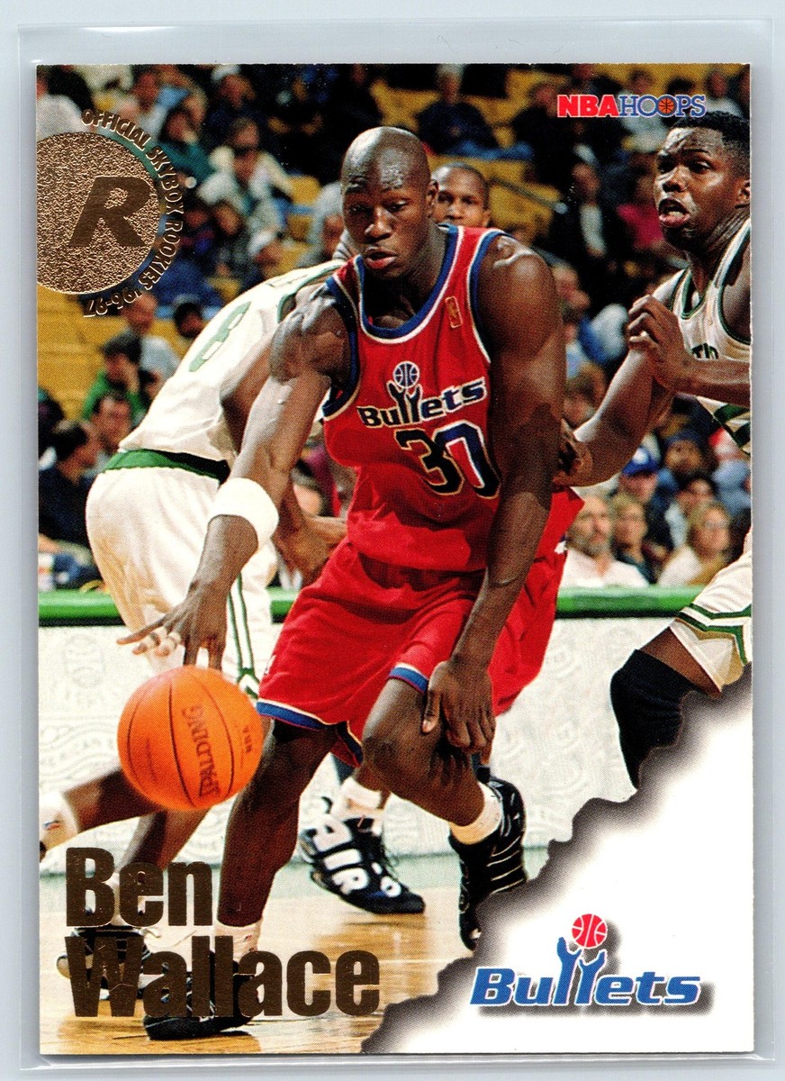Ben Wallace 1996-97 Hoops RC Washington Bullets #314 | eBay