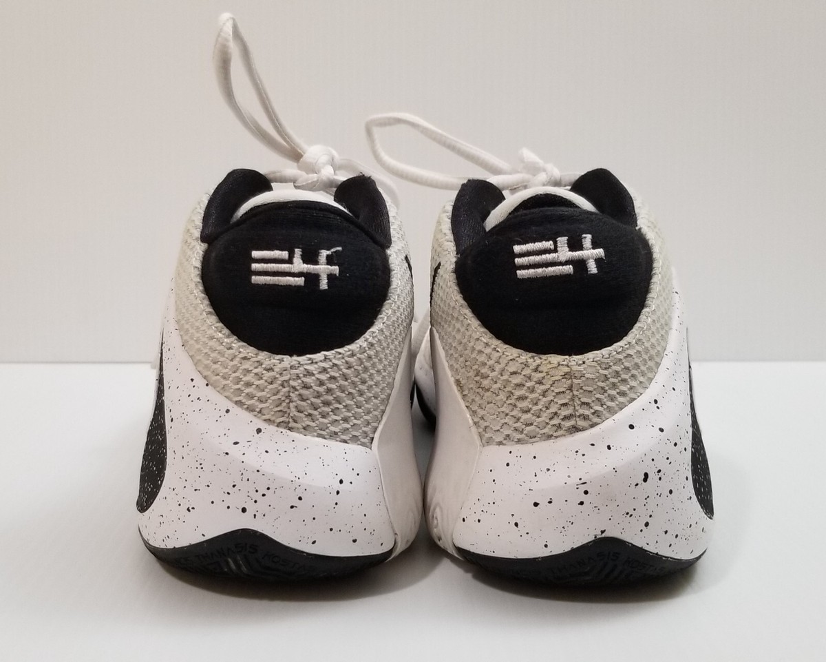 Nike Mens Zoom Freak 1 Oreo Basketball Shoes White Black BQ5422