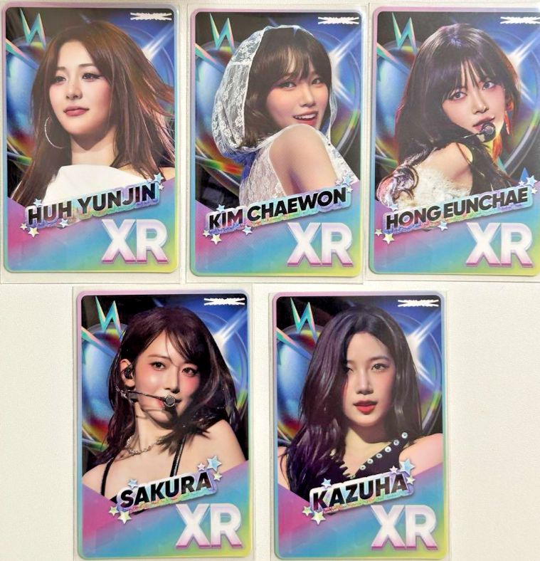 LE SSERAFIM GAME RHYTHM HIVE SUPERSTAR XR JAPAN CONCERT PHOTOCARD