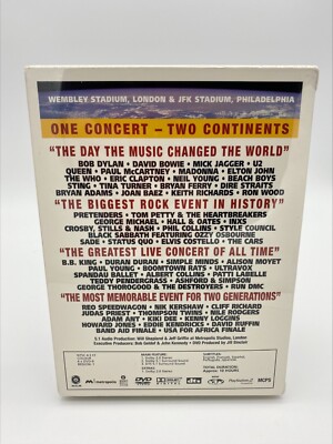 Live Aid 1985 Concert Charity 4-Disc DVD Box SetLive Aid (DVD