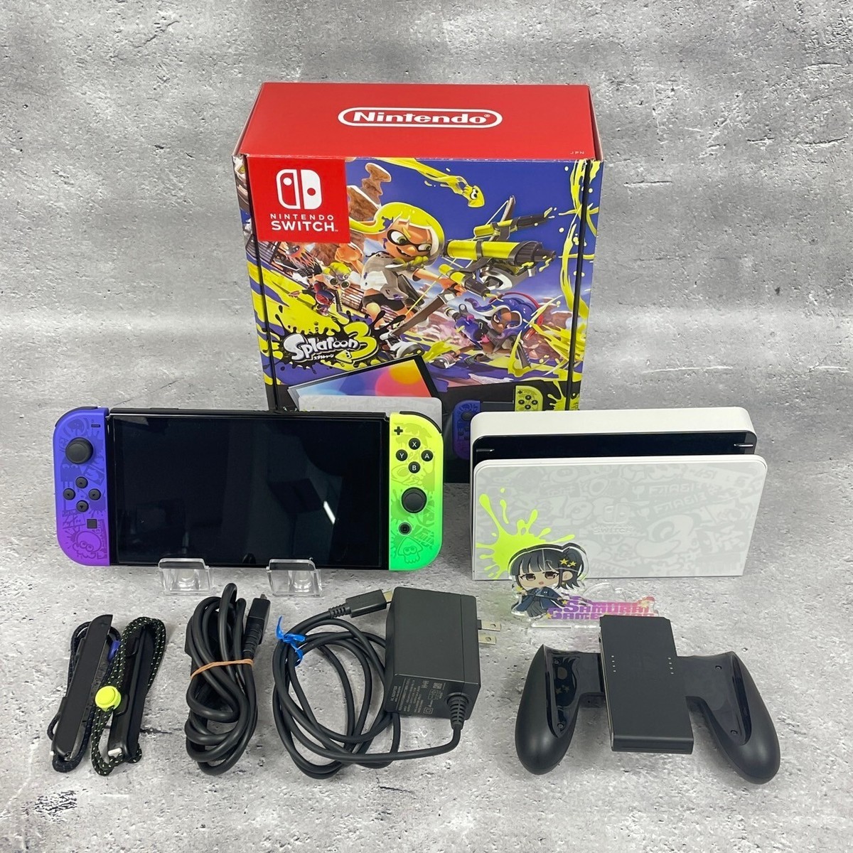 Nintendo Switch 64 GB OLED Console White Neon Red & Blue Zelda