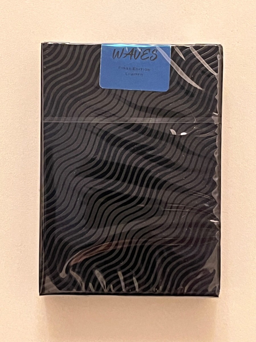 Waves Playing Cards First Edition by 52Kards in Carat DS1 Sealed