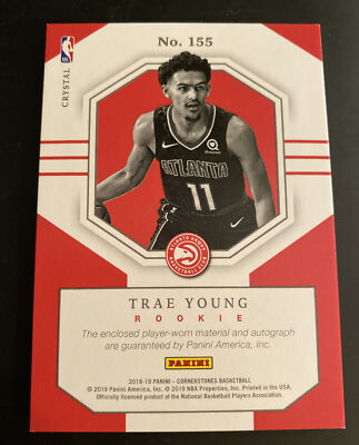 Trae Young RC Auto Cornerstones トレイ・ヤング