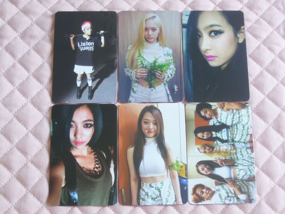 f(x) FX 3th Album Red Light Photocard Set KPOP Amber Krystal