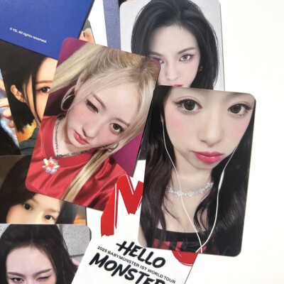 7pcs/Set BABYMONSTER WORLD TOUR HELLO MONSTERS Photo Cards Self
